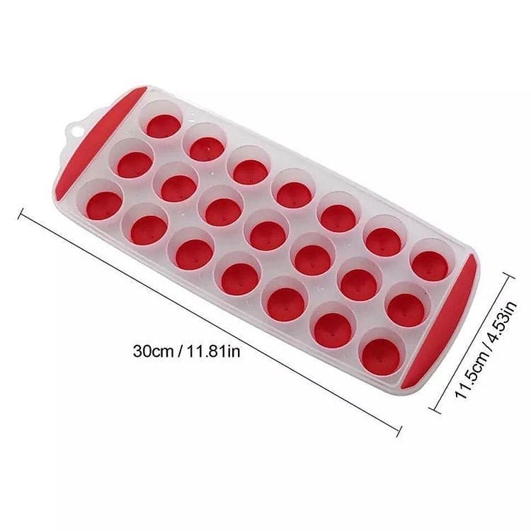 Silicone Pop Up Ice Cube Tray, Round Mini Ice Cube Trays Silicone Pop Up Ice Cube Tray, Round Mini Ice Cube Trays